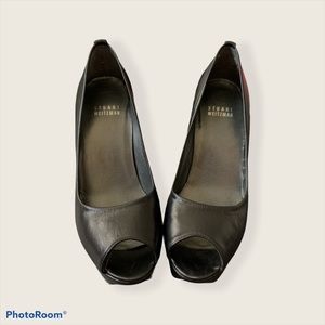 Stuart Weitzman Peep Toe Platform Heels